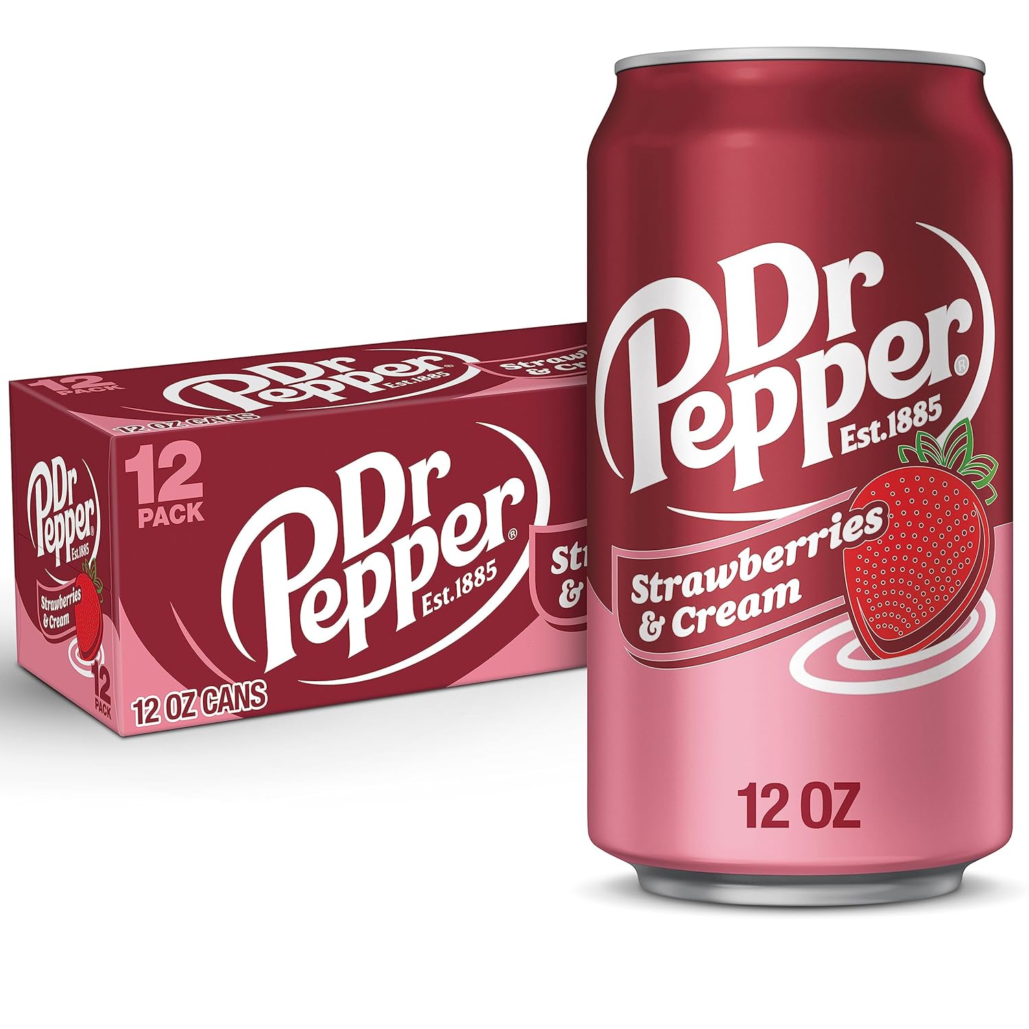 Dr Pepper/36罐装草莓奶油味汽水