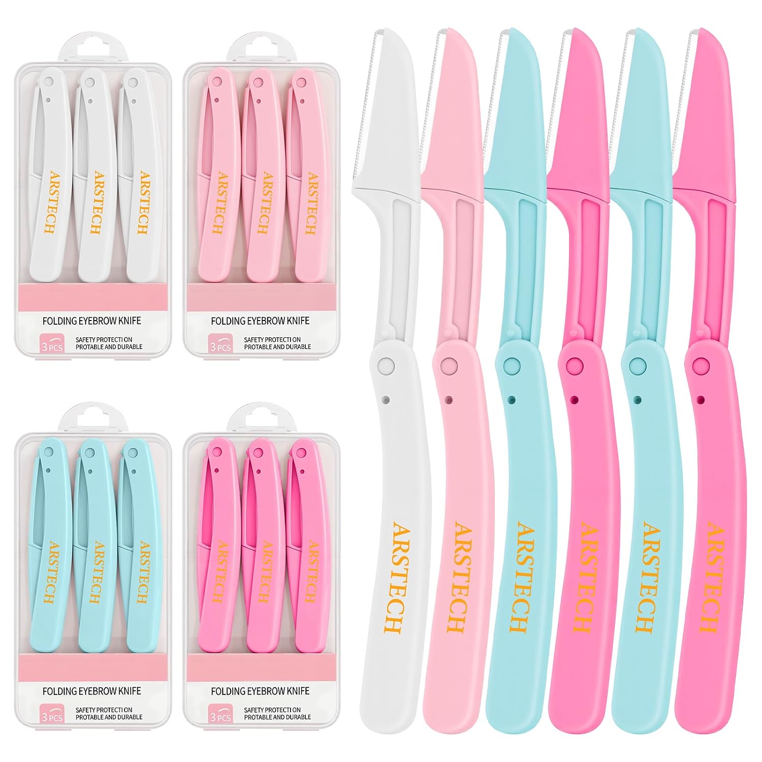 女士折叠面部修眉刀60%OFF